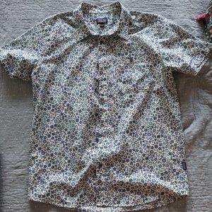 Floral Button Down T-Shirt